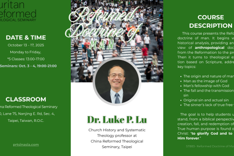 Puritan Reformed Asia 2025-Doctrine of Man