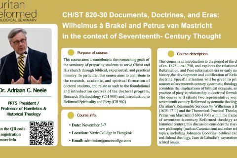 PRTS in Asia 2025-Wilhelmus à Brakel and Petrus van Mastricht