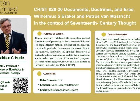 PRTS in Asia 2025-Wilhelmus à Brakel and Petrus van Mastricht